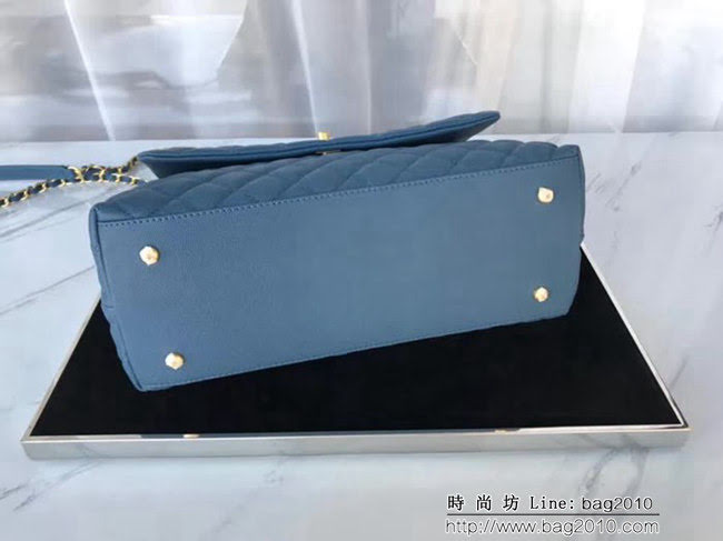 香奈兒CHANEL小號Chanel Coco handle全新頂級翻蓋單肩鏈條手柄包DSC1212
